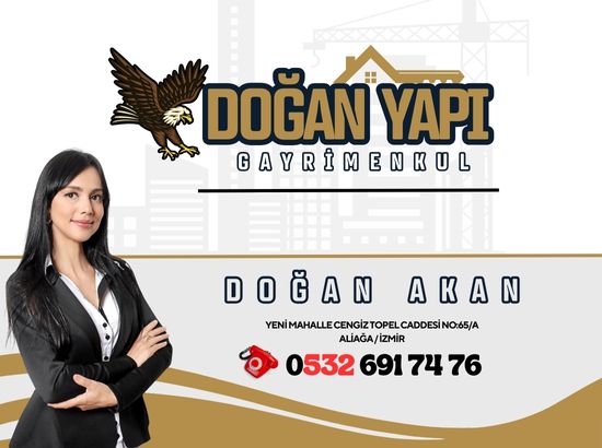 Aliağa'da emlak arayışınız için doğru adres! Doğan Yapı Gayrimenkul, satılık daire, kiralık ev, arsa ve kat karşılığı inşaat projelerinde uzman. Hemen arayın!